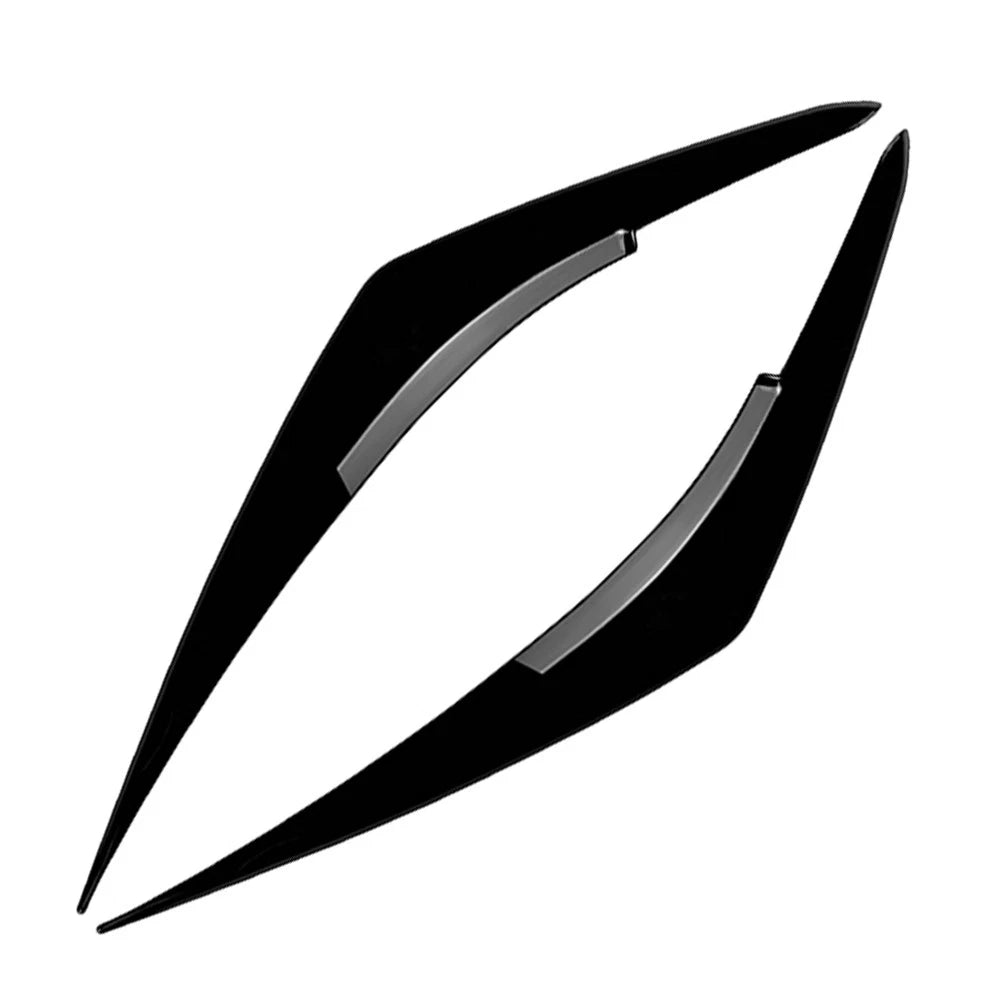 Headlight Eyebrow Eyelid Trim Glossy Black For Subaru WRX STI VB 2022-2025
