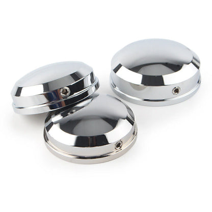 Upper Fork Stem Nut Covers Kit Chrome for Harley FLSS FLSTF FLSTFB FLSTFBS USA
