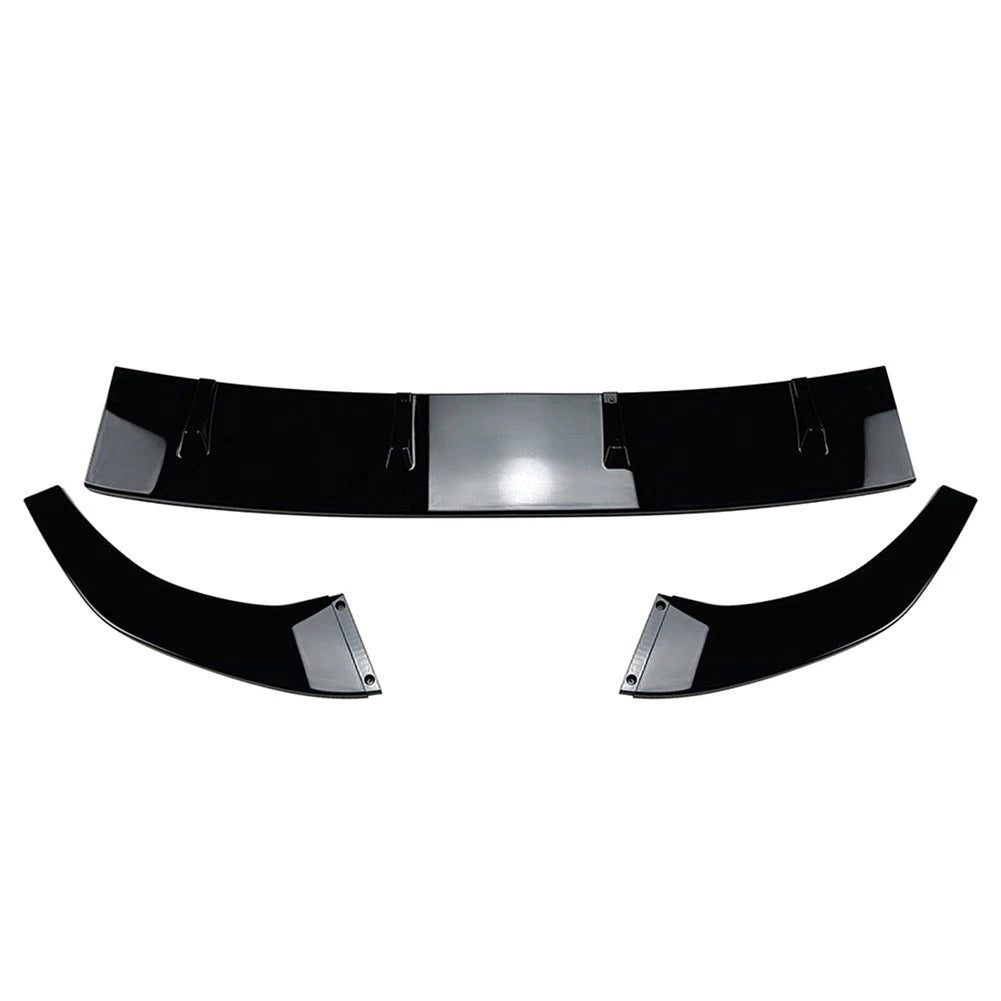 3xFront Splitter Spoiler Lip Body Kit For VW Golf MK8 GTD GTE R-Line 20+