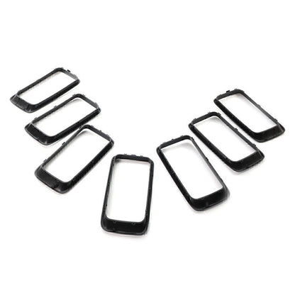 Front Grille Grill Insert Ring Trim Cover For Jeep Grand Cherokee 14-16 Black US