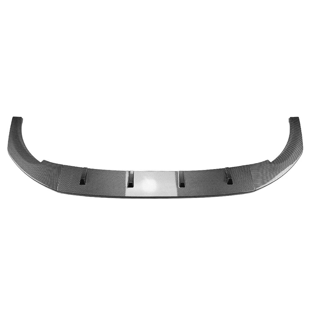Carbon Fiber Look Front Bumper Lip Spoiler Splitter For VW Golf 8 CS R 2020-24