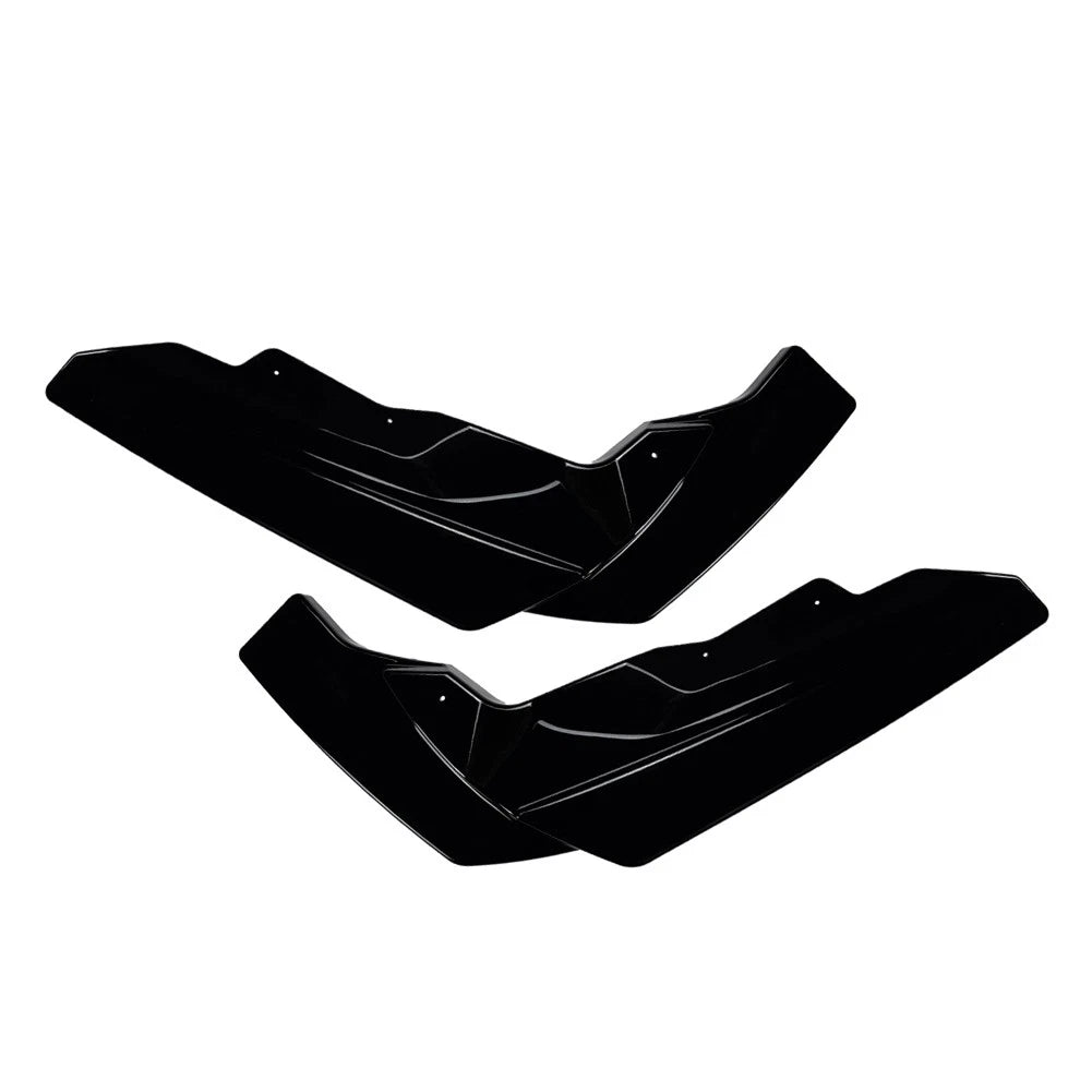 Rear Bumper Side Spoiler Splitter Lip For BMW 2 Series M2 G87 2023-24 Glossy Blk