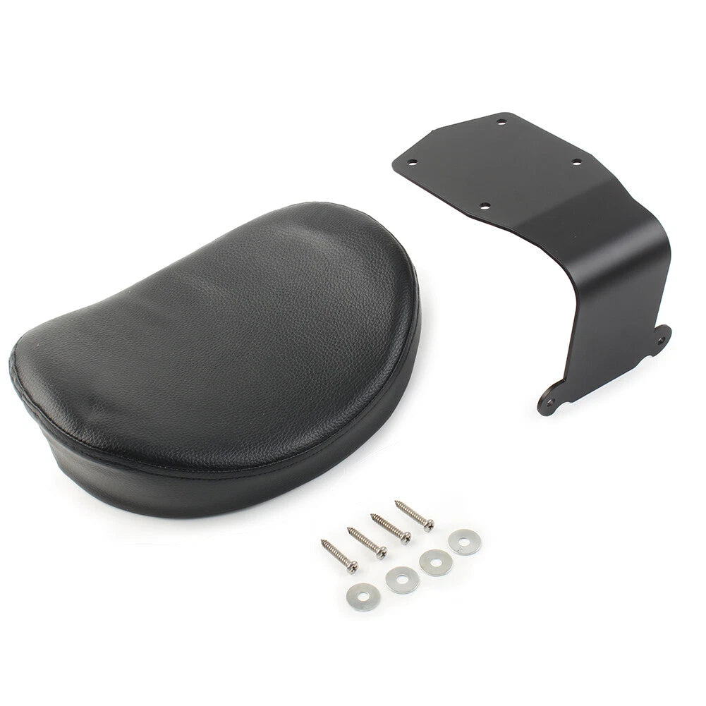 Drivers Rider Backrest Cushion Pad Fit For Honda Shadow Aero VT750 97-03 Black