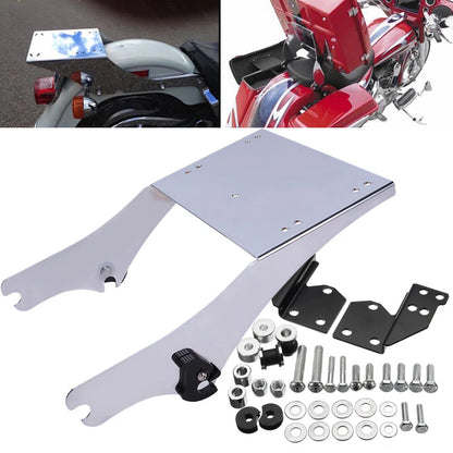 For 97-08 Harley Touring Two-Up Chopped Tour Pack Pak Mount Luggage Rack+Docking