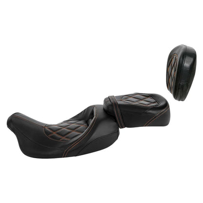 Driver Passenger Seat & Pad Fit For Harley Electra Road Glide King 2009-2023 22