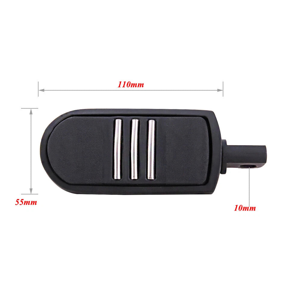 Black 32mm Highway Foot Pegs Pedals For Harley Touring Road King Street Glide US