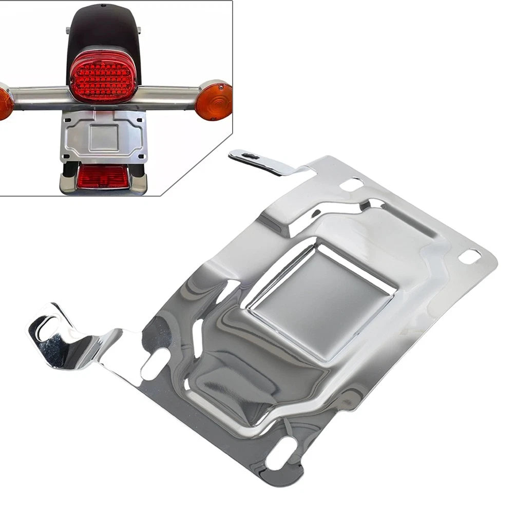 License Plate Relocation Mount Fit Harley Heritage Softail Classic FLSTC 86-06