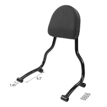 Black Rear Passenger Backrest Pad Sissy Bar Fit For BMW R18 Classic 2021-2024 22