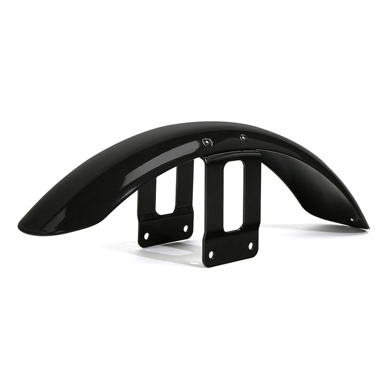 Vivid Black Front & Rear Fender Fit For Harley Sportste XL883 1200 Custom 04-22