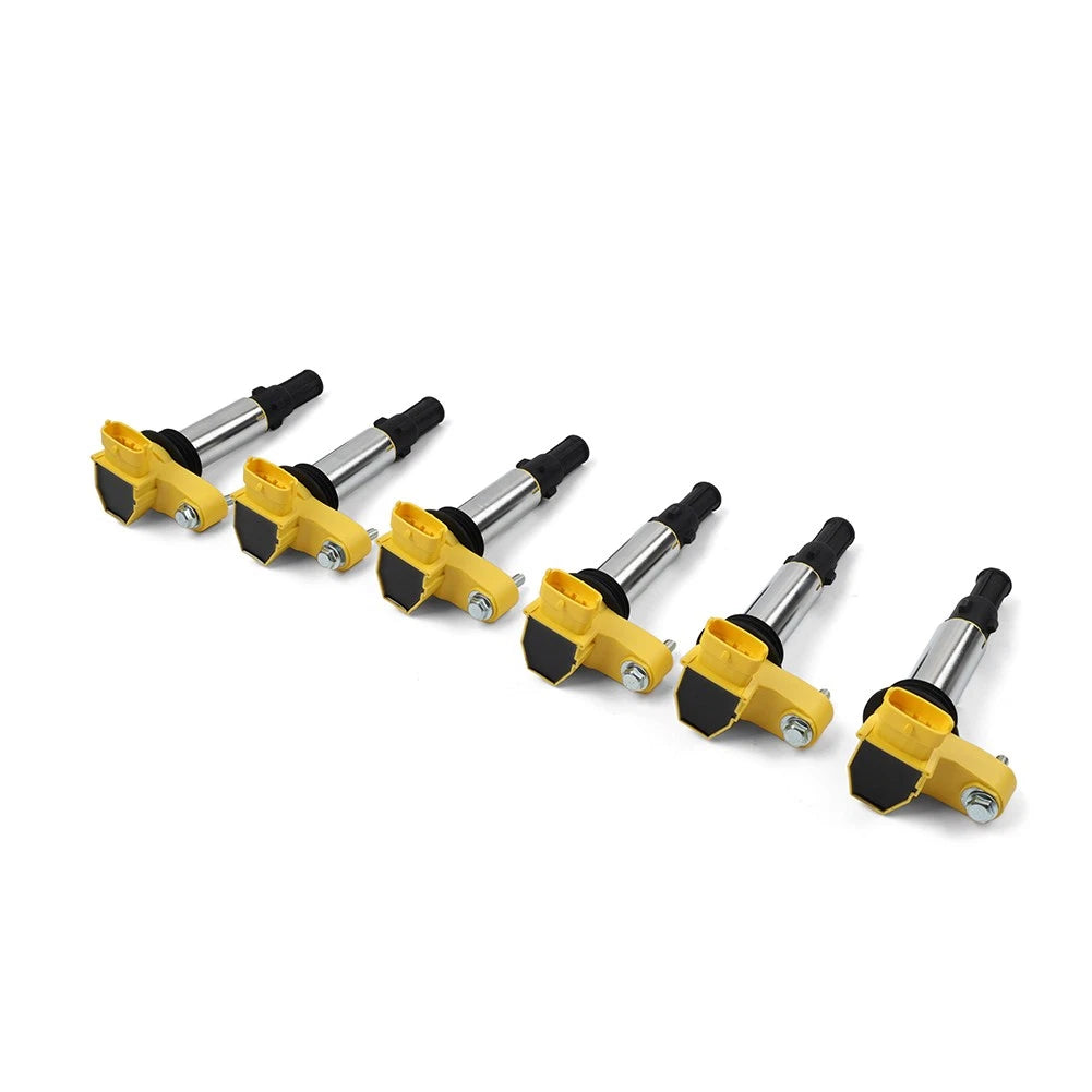 D510A 6PCS Ignition Coil Pack For Cadillac SRX CTS STS For GMC Acadia Fit Buick