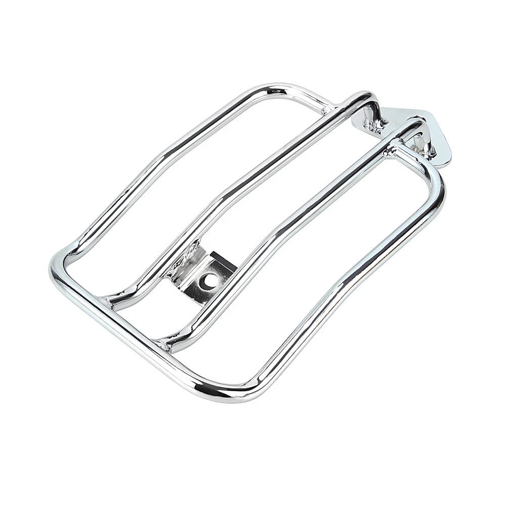 Chrome Rear Fender Solo Seat Luggage Rack For Harley Sportster XL 883 1200 48 72