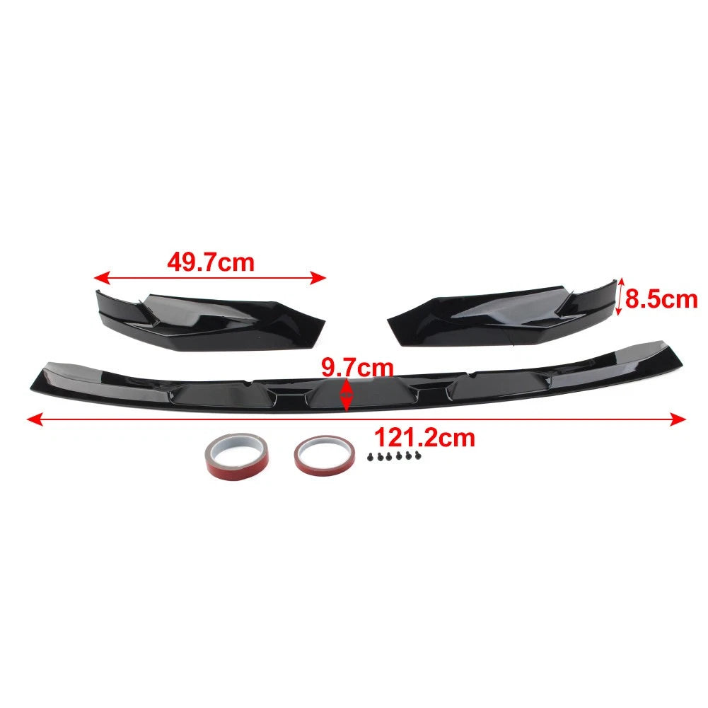 Front Bumper Lip Spoiler For BMW G80 M3 G82 G83 M4 2021-2023 US Stock