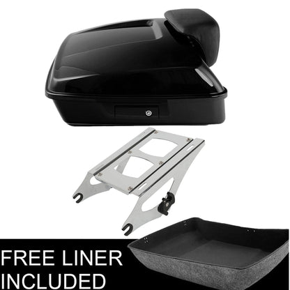 Chopped Trunk Backrest Mount Fit For Harley Touring Electra Road Glide 14-Up US