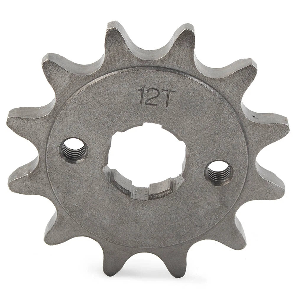 520-12T 20mm Chain Front Sprocket Cog Fit 125cc-250cc Dirt Pit Bike ATV Go Kart