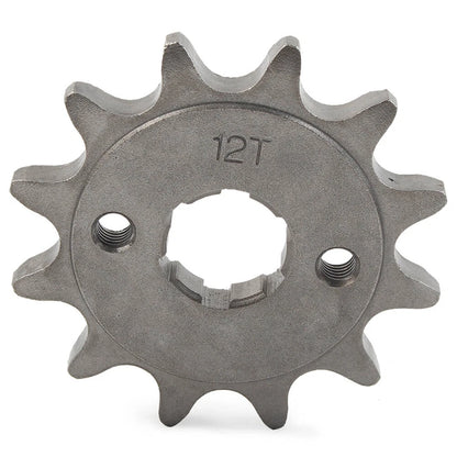 520-12T 20mm Chain Front Sprocket Cog Fit 125cc-250cc Dirt Pit Bike ATV Go Kart