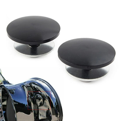 1 Pair Aluminum Inner Fairing Mirror Plugs For Harley Street Glide Trike FLHXXX