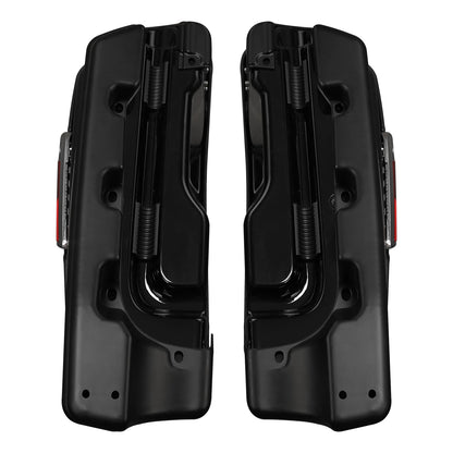 4" Matte Black Saddlebags Extensions Fit For Harley Street Road Glide King 14-23