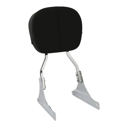 Chrome Low Backrest Sissy Bar Fit For Harley Softail FLST FLSTC FLSTNSE 84-17 US