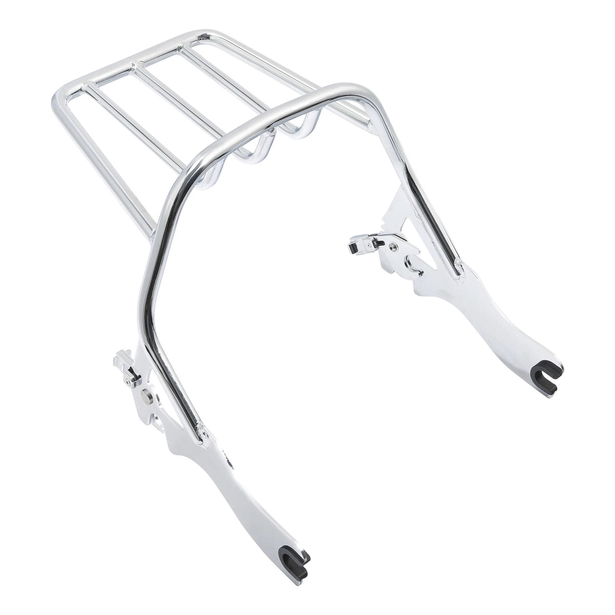 Chrome Two-Up Luggage Mount Rack Fit For Harley Softail Fat Bob FXFB 2018-2025
