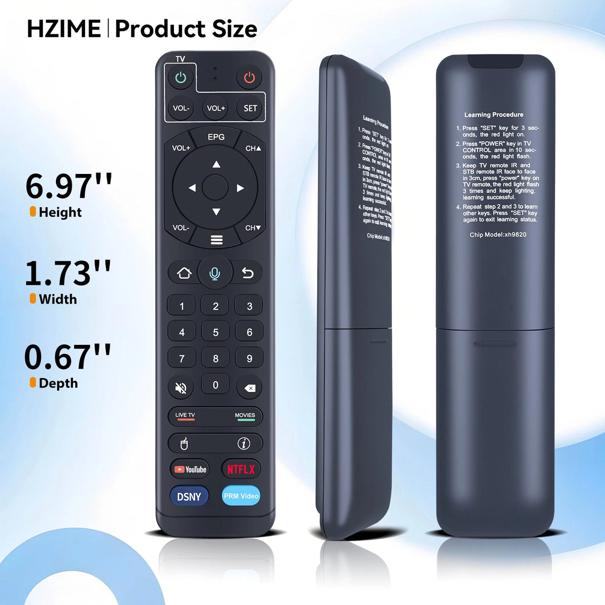 For vSeeBox V2 Pro Bluetooth & Voice Control Replacement Remote Control