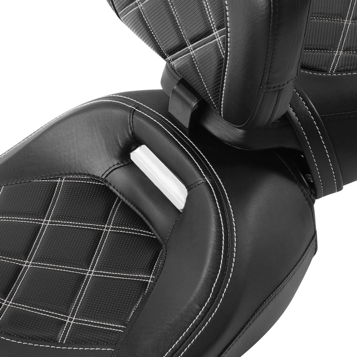 Driver & Passenger Seats Rider Backrest Fit For Harley Street Road Glide 2009-23
