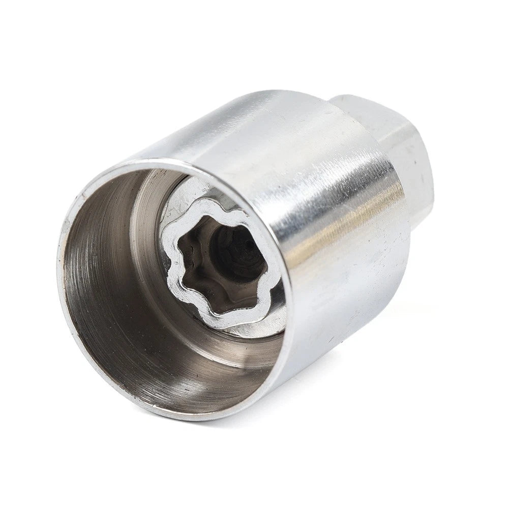 Sliver Anti-theft Wheel Bolt Lock Nut Key For Jeep Renegade Cherokee GZ