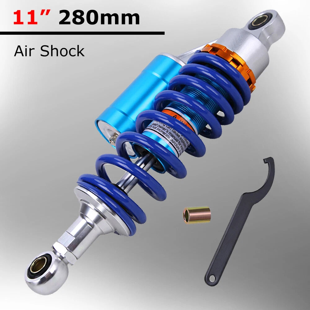 11'' 280mm Rear Air Shock Absorbers Suspension For ATV Quad Motorcycle Dirt Bike