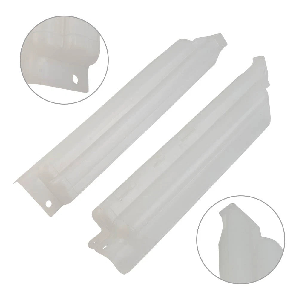 2pcs Motorcycle White Fork Slider Guard Protector For Kawasaki  KLX250R 1994-96