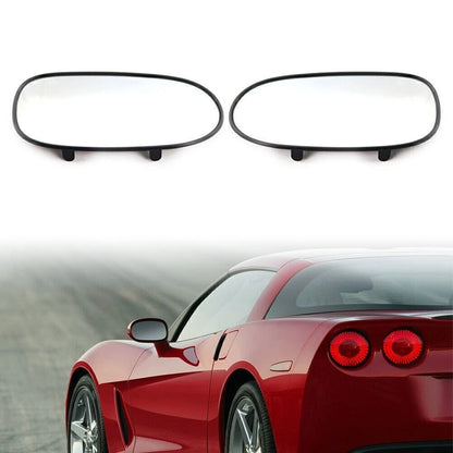 For 2005-2013 Chevrolet Corvette Mirror Glass Smooth Heated Left & Right Pair US