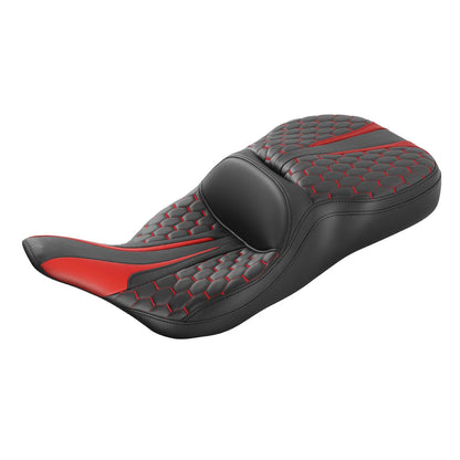 Driver Rider Passenger Seat Pillion For Harley Electra Streetv Road Glide 97-07