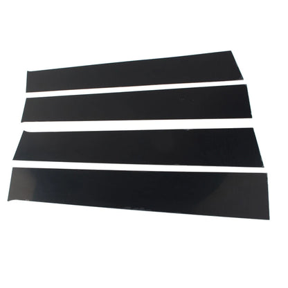 4 Pcs Bright Black Car Window Pillar Posts Door Trims For Dodge Ram 1500 2009-18