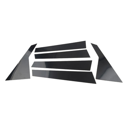Door Window Pillar Post Cover Trim Kit For Hyundai Genesis G80 2015-2022 Black