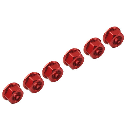 M10*1.0 Rear Sprocket Nuts For Ducati Streetfighter Panigale V4 S Speciale Red