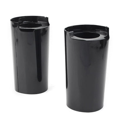 2x Fork Boot Slider Covers for Harley Touring Electra Street Tri Glide Black US