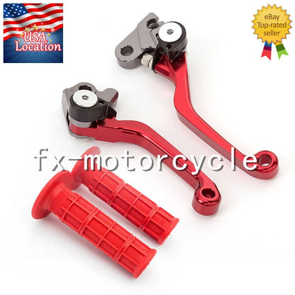 For Honda TRX400EX 1999-2008 2001 2003 CNC Brake Clutch Levers Grips Pivot Dirt