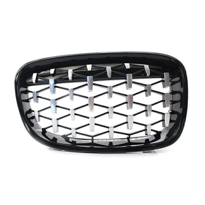 Front Black Grille Chrome  Meteor Latest Style Fit BMW 1 Series F20 F21 11-14