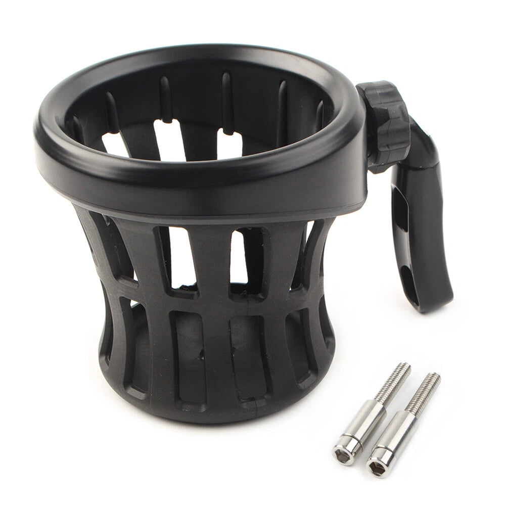 Handlebar Cup Holder Drink W/ Mesh Basket Mount Fit Honda Goldwing GL1800 01-21