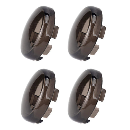 4pcs Smoked Turn Signal Lights Lens Covers For Harley Touring Electra Road Glide