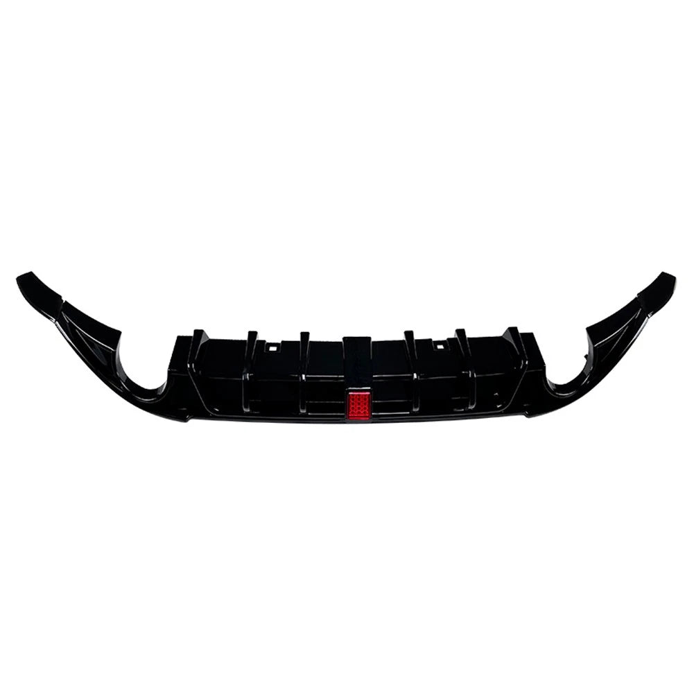 Glossy Black Rear Bumper Protector Spoiler Lip For VW Golf 7 Standard GTD 14-17