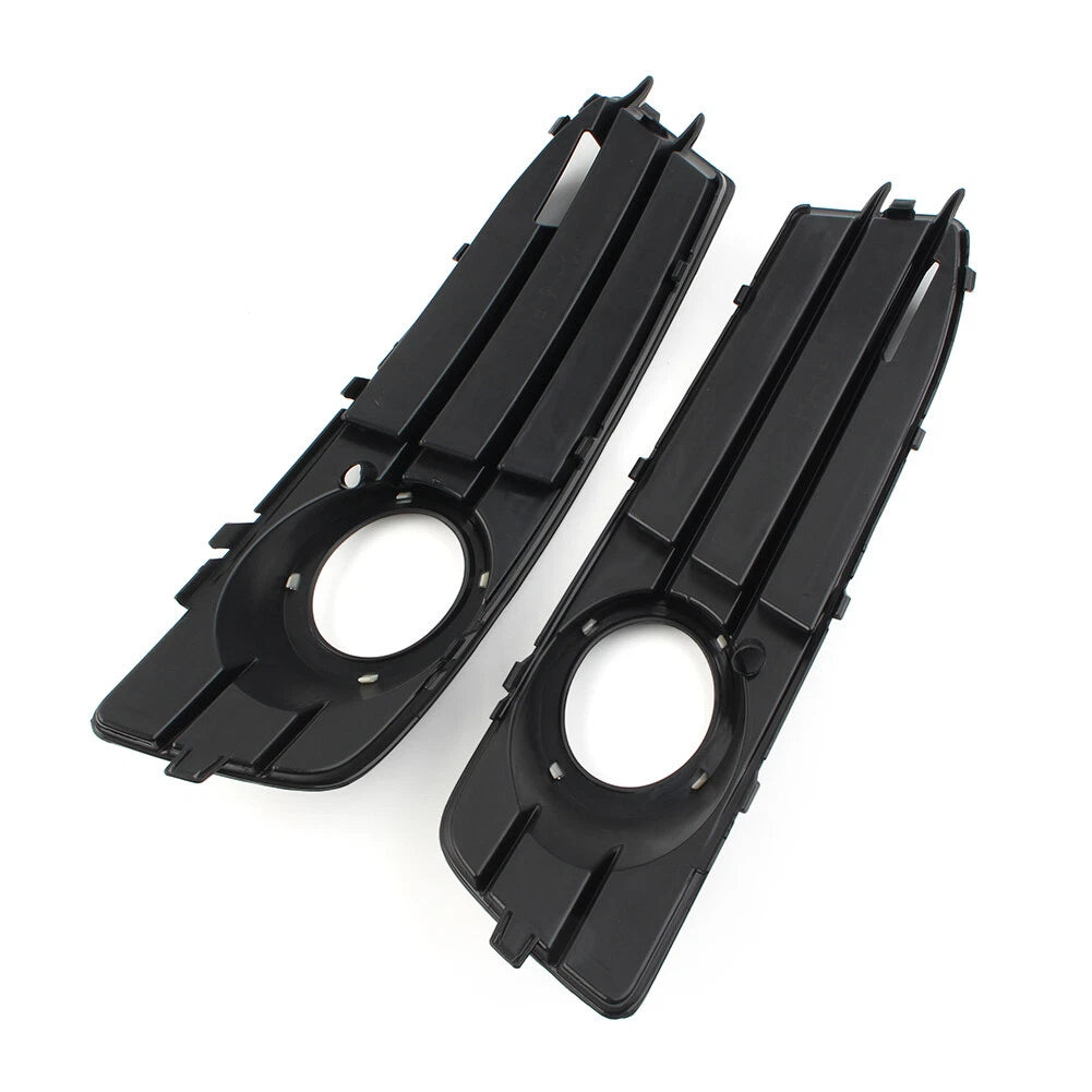 2x Front Bumper Fog Light Grille Cover For Audi A3 8P 2009-2012 Black USA
