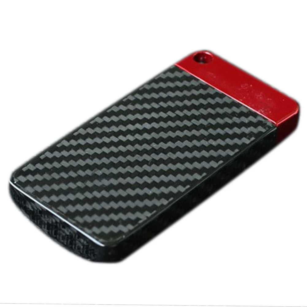 Remote Smart Key Fob Shell Case Red Fit Nissan Altima Armada GT-R Carbon Fiber