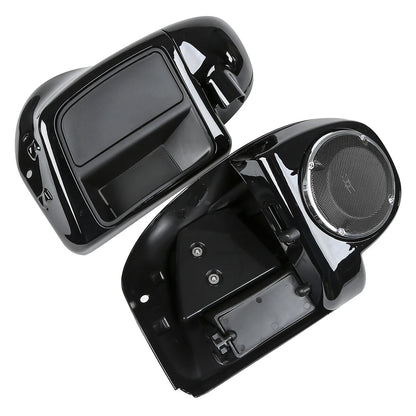 Lower Vented Leg 6.5" Speakers Engine Crash Bar Fit For Harley Touring 14-Up 23