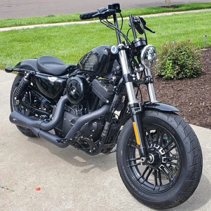 10.5'' Rise 1'' Ape Hanger HandleBar Z Bar For Harley Sportster XL Dyna Softail