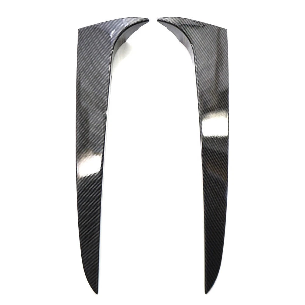 2pcs Rear Window Side Spoiler Canard Splitter Trim For BMW X3 F25 2011-2017