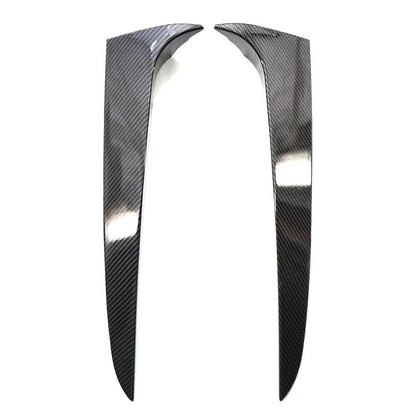 2pcs Rear Window Side Spoiler Canard Splitter Trim For BMW X3 F25 2011-2017