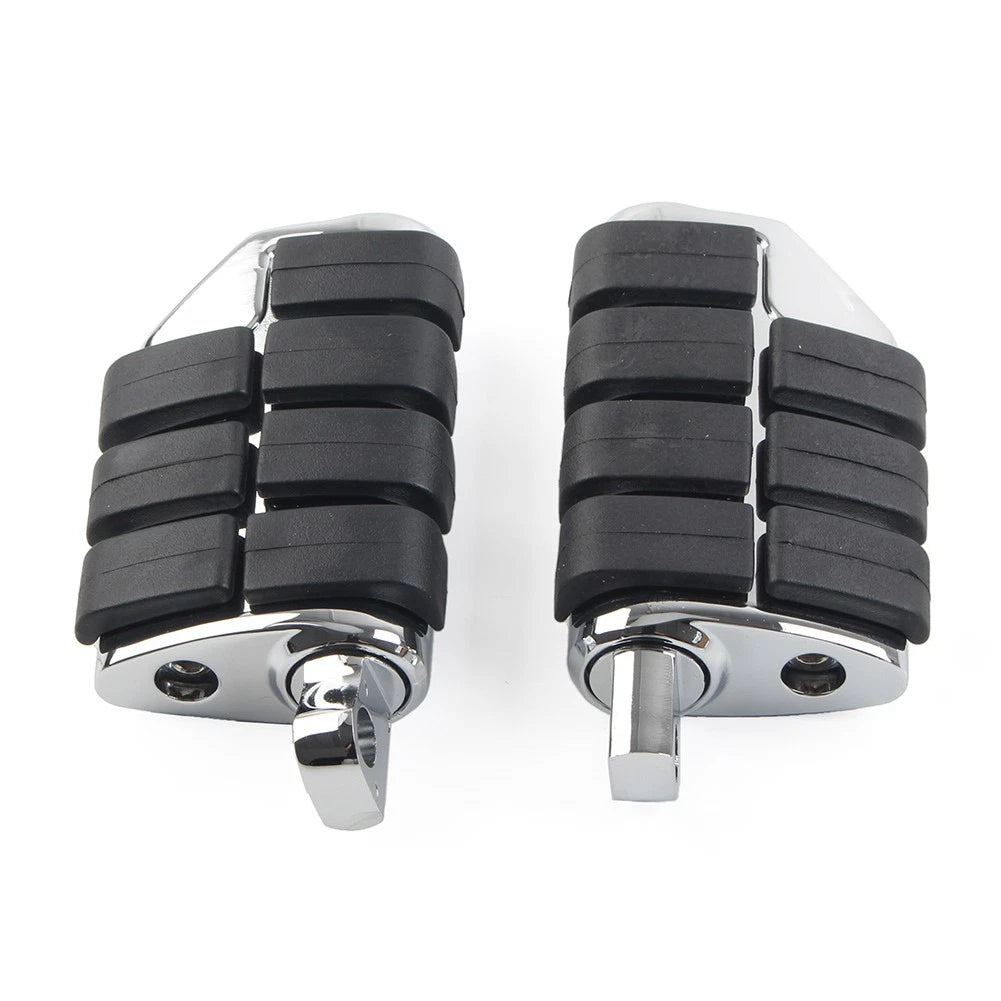 US 2PCS 32mm 1.25" Male Foot pegs Footrest Pedal For Harley Iron XL 883 Chrome