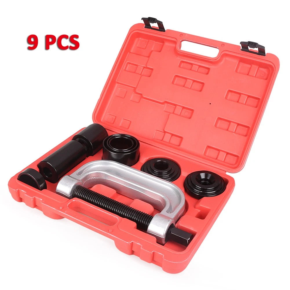 Heavy Duty Ball Joint Service Tool Press U-Joint Removal Tool Kit Drive Adapters
