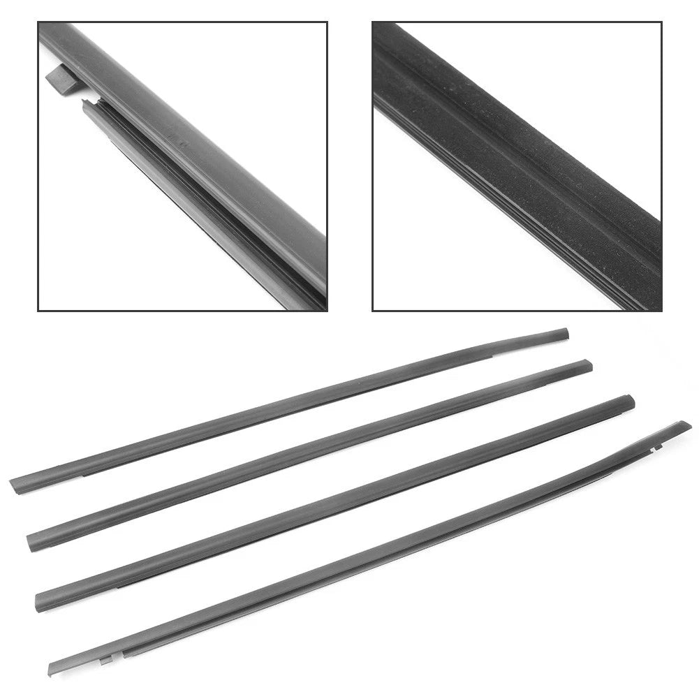 4pcs Door Belt Molding Trim Weatherstrip (4PCS/SET) for Honda Civic 2016-2018