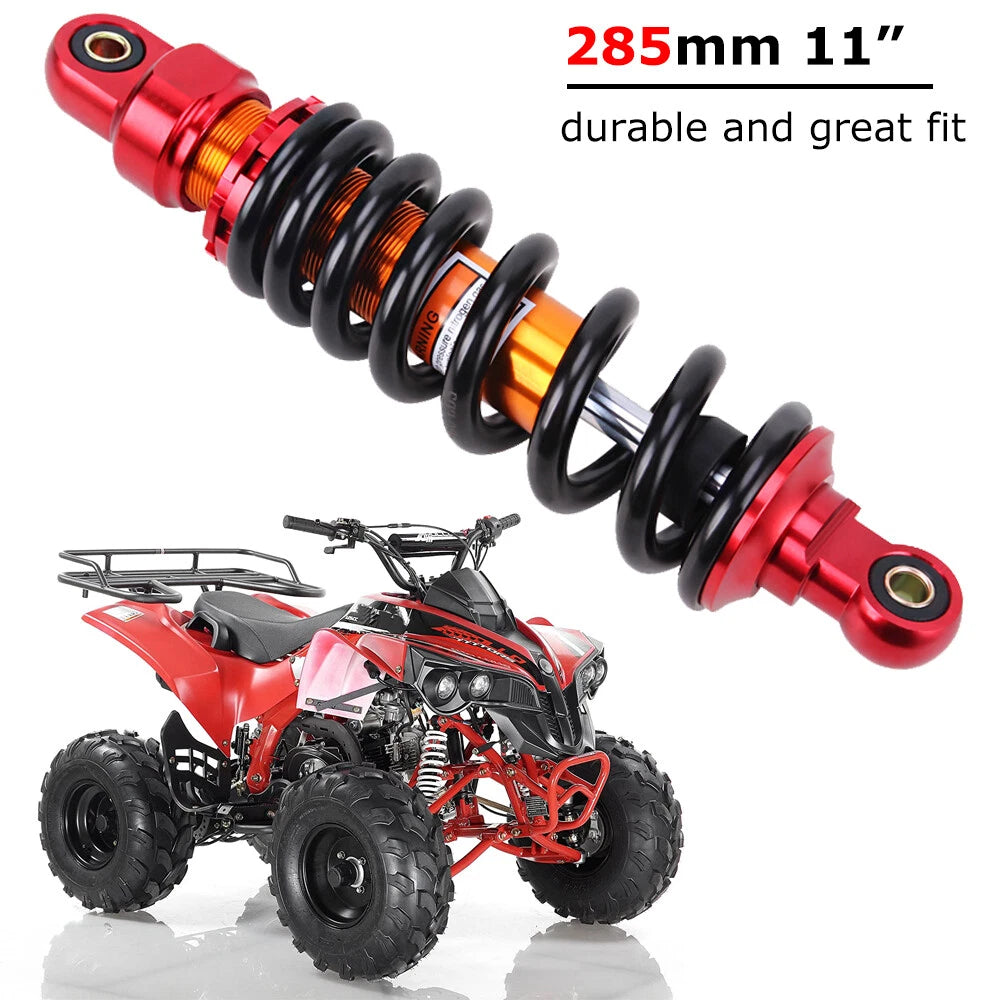 11" inch 285mm Rear Shock Absorber Suspension For 110/125/140cc Pit bike ATV UTV