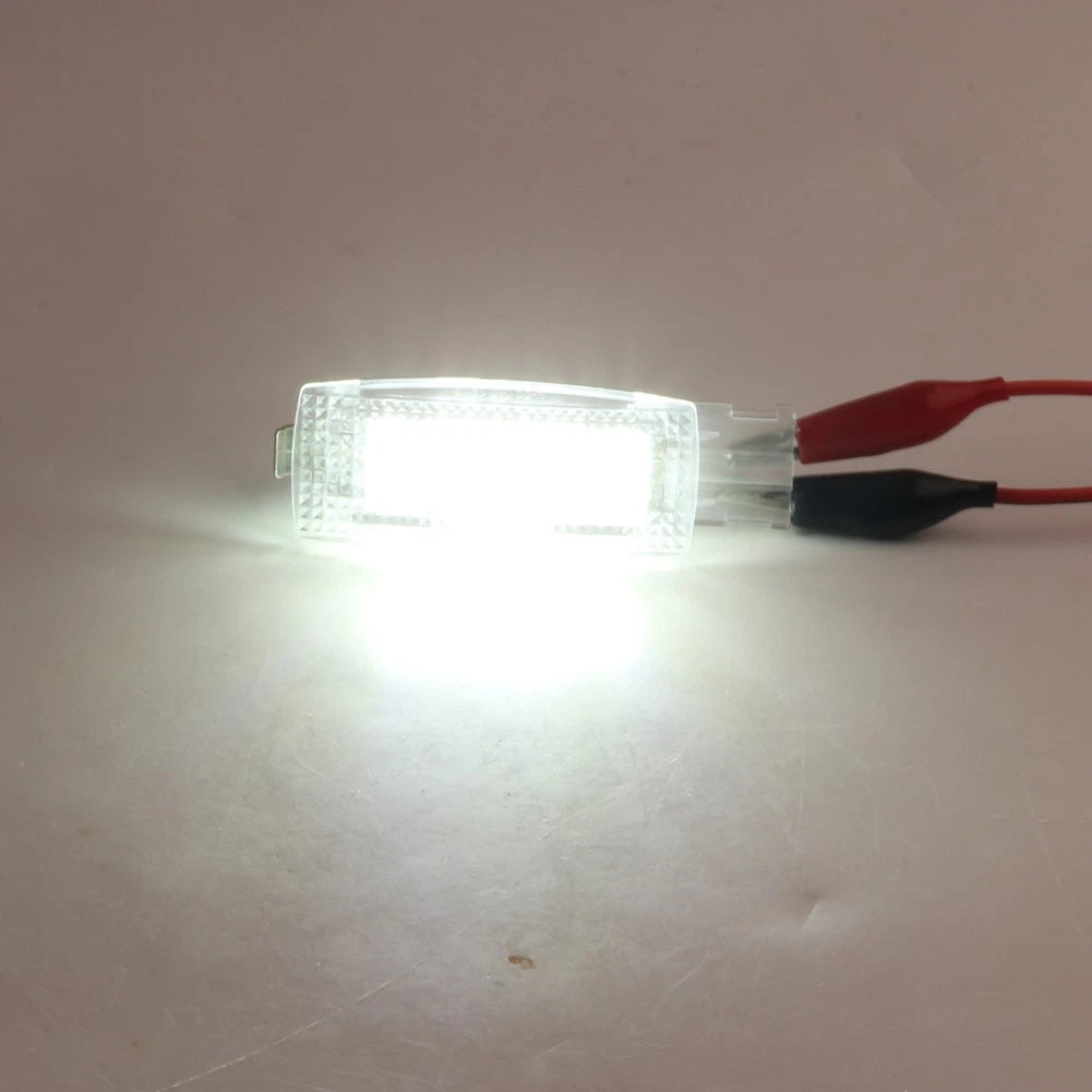 2pcs Auto Car Interior Visor Vanity Mirror LED Light Fit VW Golf Jetta Passat